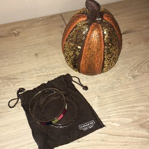 Coach bangle set